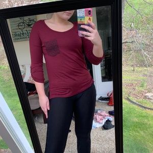 rue 21 dressy long sleeve tee